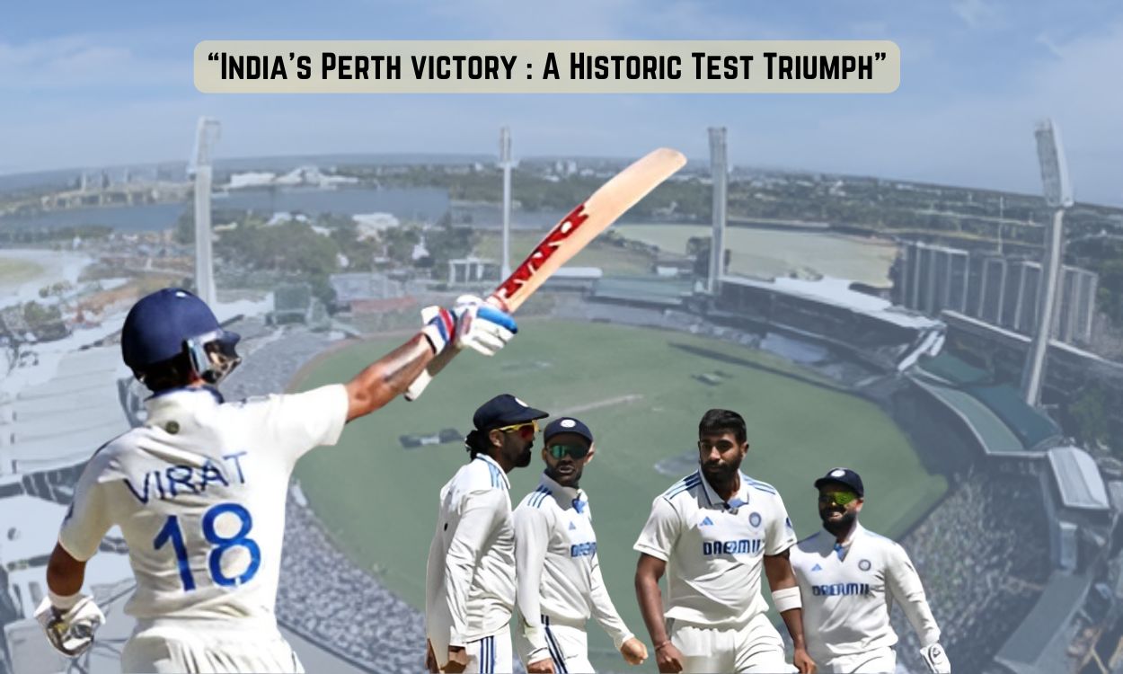India’s Perth victory A Historic Test Triumph