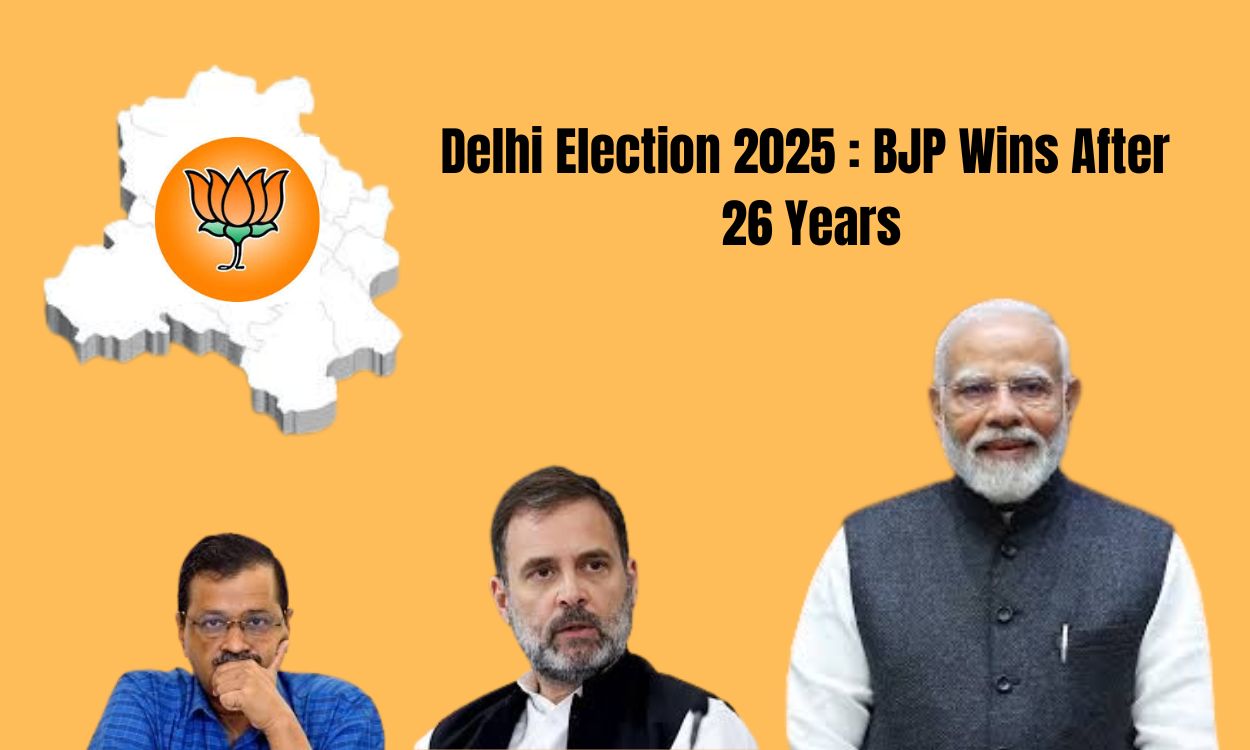 Delhi Election 2025: BJP Set to Form Government After 26 Years