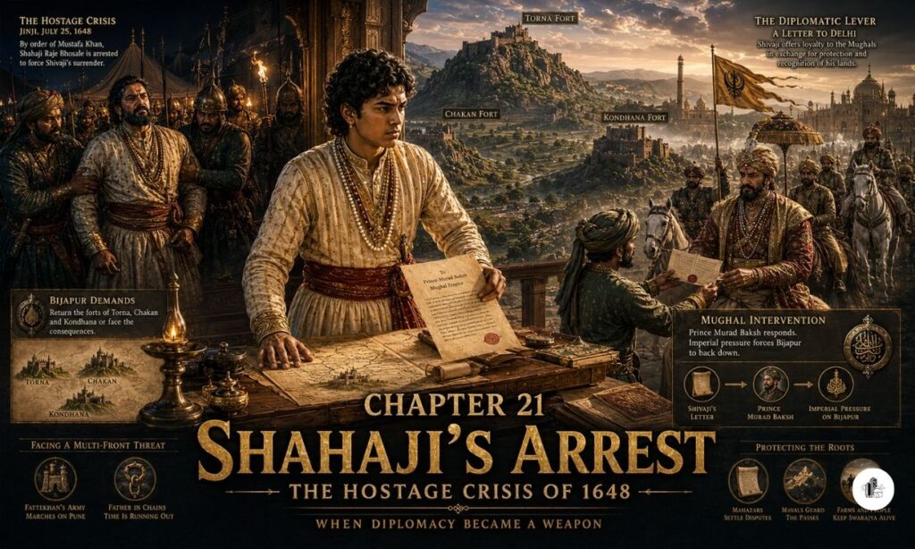 Shahaji Raje’s Arrest