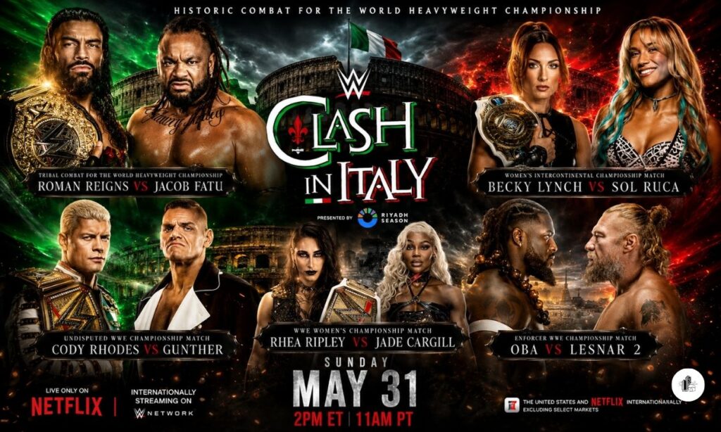 WWE Clash in Italy 2026