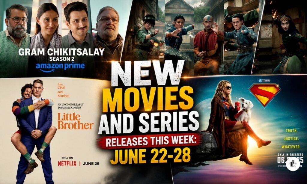 New Movies and Series Releases This Week June 22-28