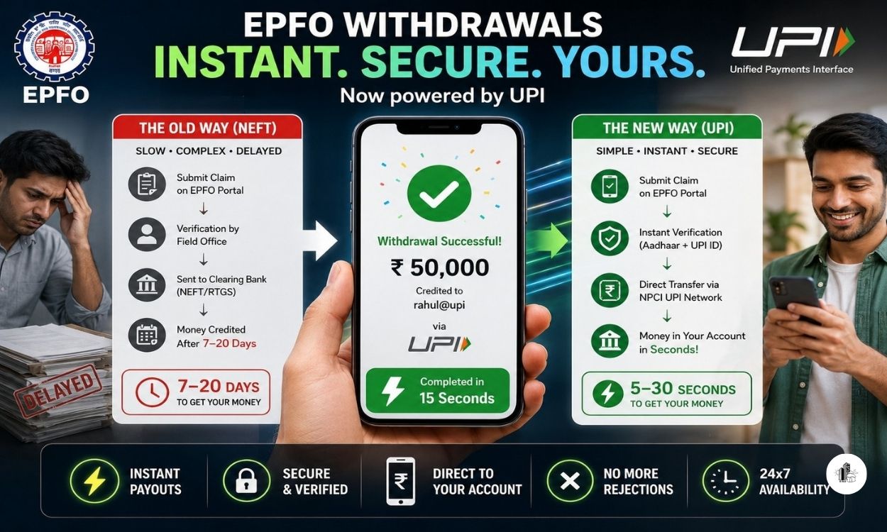 Withdraw EPF Through UPI Soon
